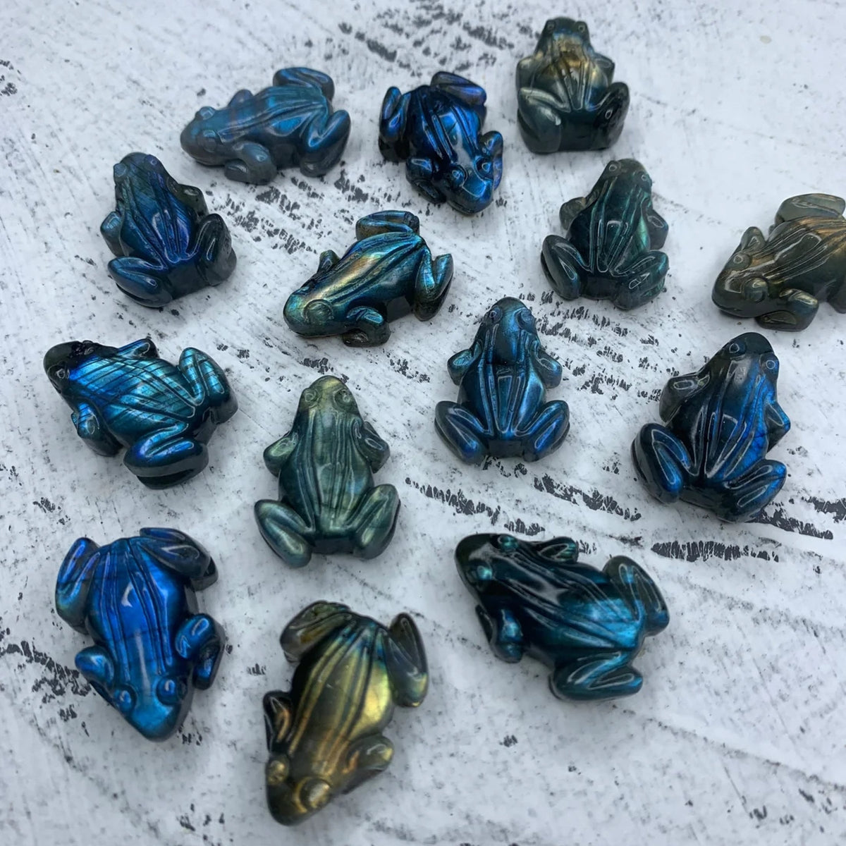 Labradorite Carved Frog Gemstone Pendant 1PC Labradorite Carved,Healing Stone ,Healing Crystal, Crystal Gift