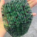 Natural Rainbow Fluorite Beads Purple Green Fluorite Bead Gemstone Loose Beads 6mm 8mm 10mm 15 Inch AAA