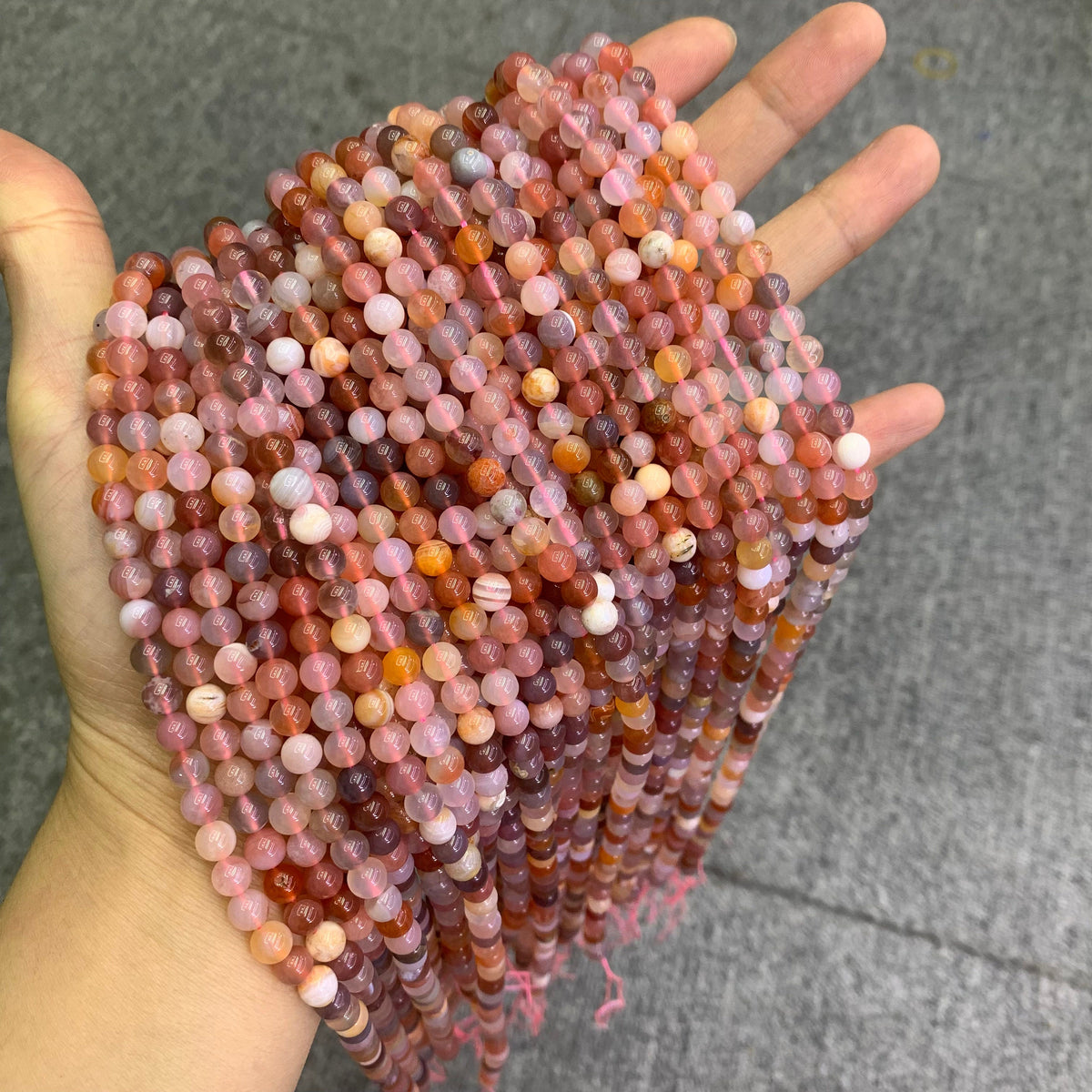 Natural African Carnelian Agate beads, 4mm 6mm Gemstone Round  Beads Red Agate Bead 15.5 Inch Strand AAA
