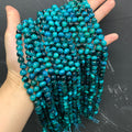 Natural Lake Placid Blue Tiger Eyes Bead 6mm 8mm 10mm Tiger Eye Gemstone Round Beads Lake Blue Tiger Eye Bead 15.5 Inch Strand AAA