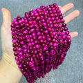Natural Fu Shia Tiger Eyes Bead 6mm 8mm 10mm Tiger Eye Gemstone Round Beads Red Tiger Eye Bead 15.5 Inch Strand AAA