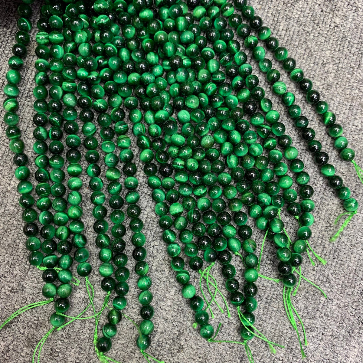 Natural Green Tiger Eyes Bead 6mm 8mm 10mm Tiger Eye Gemstone Round Beads Green Tiger Eye Bead 15.5 Inch Strand AAA