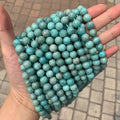 Natural Amazonite Beads 10mm Beads Gemstone Round Loose Green Amazonite Bead for Jewelry DIY Making Strand 15.5" Garde AAA