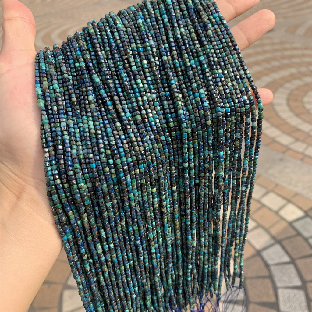 Natural Chrysocolla beads 2.5mm Gemstones Loose Beads for Jewelry Making 15.5 Inch Strand AAA