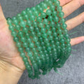 Natural Green Aventurine Beads 6mm 8mm 10mm Green Gemstone Round Loose Bead for Jewelry DIY Making Strand 15.5" Garde AAA