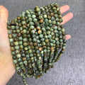 Natural Rhyolite Jasper Beads 6mm 8mm 10mm Gemstone Round Loose Rhyolite Stone Beads for Jewelry DIY Making Strand 15.5" Garde AAA