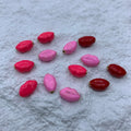 18K Enamel Red Mouth Lips Beads Pendant for Necklace,Bracelet  DIY Jewelry Making 1PCS 7x12mm