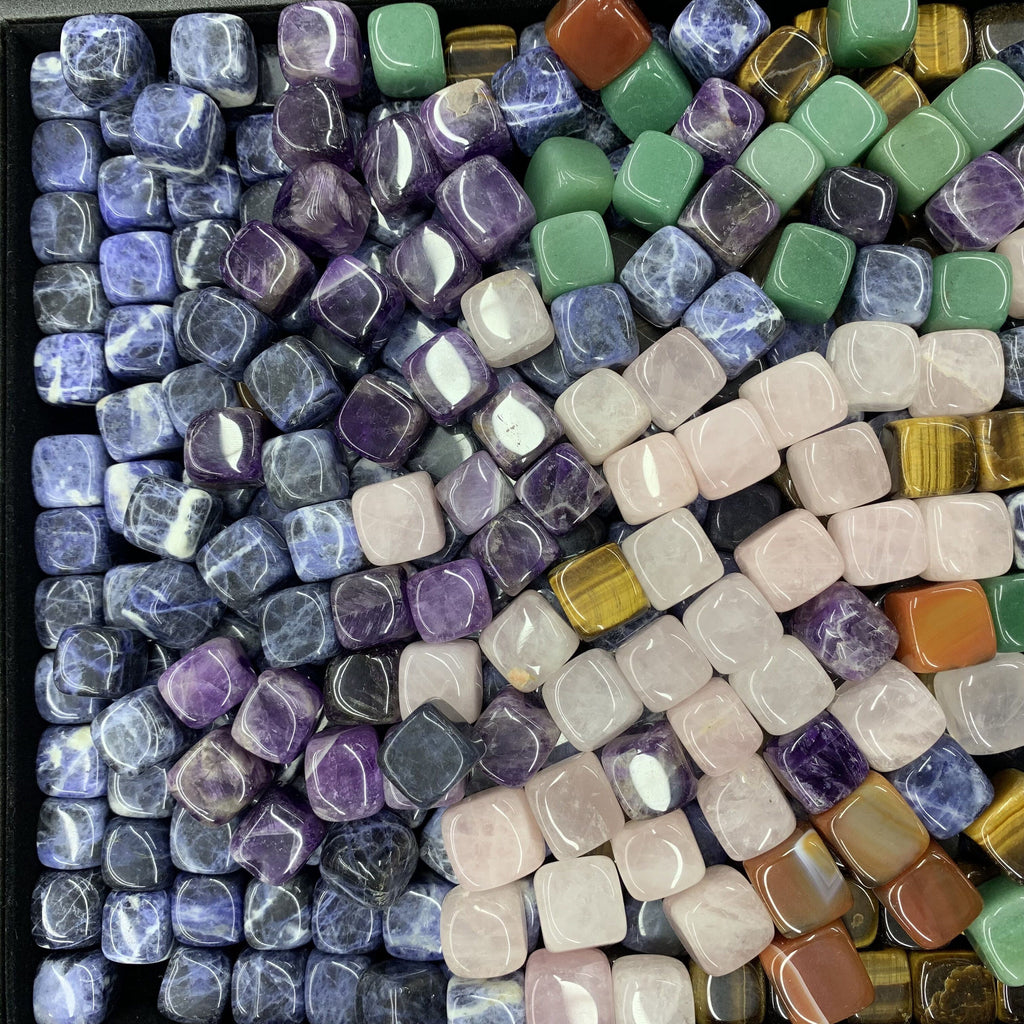 Natural Crystal Cube 16x16MM Healing Crystal Square Energy Crystal, Crystal Gift for Birthday