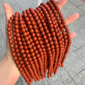 Natural Red Jasper Gemstone Round Beads 4mm 6mm 8mm 10mm Gemstone Round Beads Loose Bead 15.5 Inch Strand AAA
