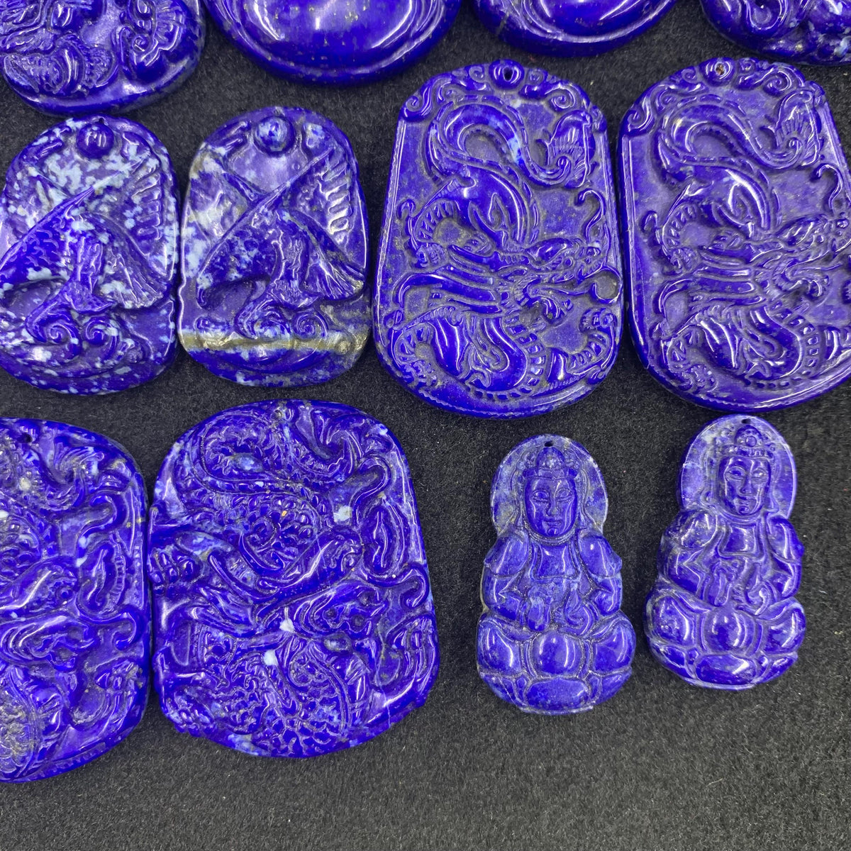 13 Kinds of Lapis Carvings Gemstone Pendant 1PC Natural Lapis Carved,Healing Stone ,Healing Crystal, Crystal Gift AAA