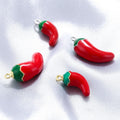 Enamel Pepper Shape Pendant Chili Pendant Gifts for DIY Necklace Accessory