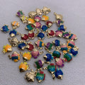 Enamel Seafish Charms Fish Shape Enamel Pendant 18K Gold Plated Beach Charm for DIY Necklace Making