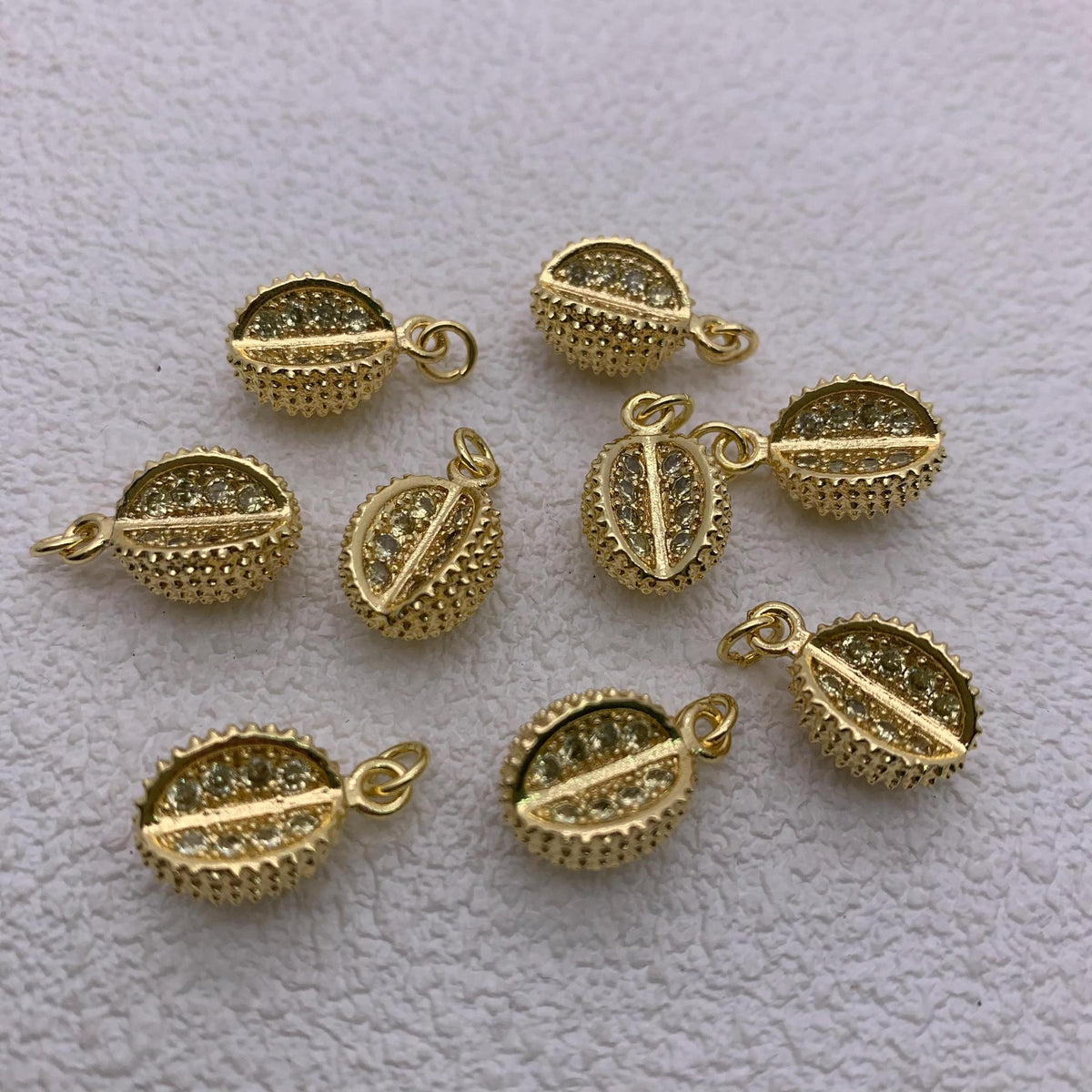 Enamel Durian Pendant Durian Shape DIY Necklace Gifts for Women