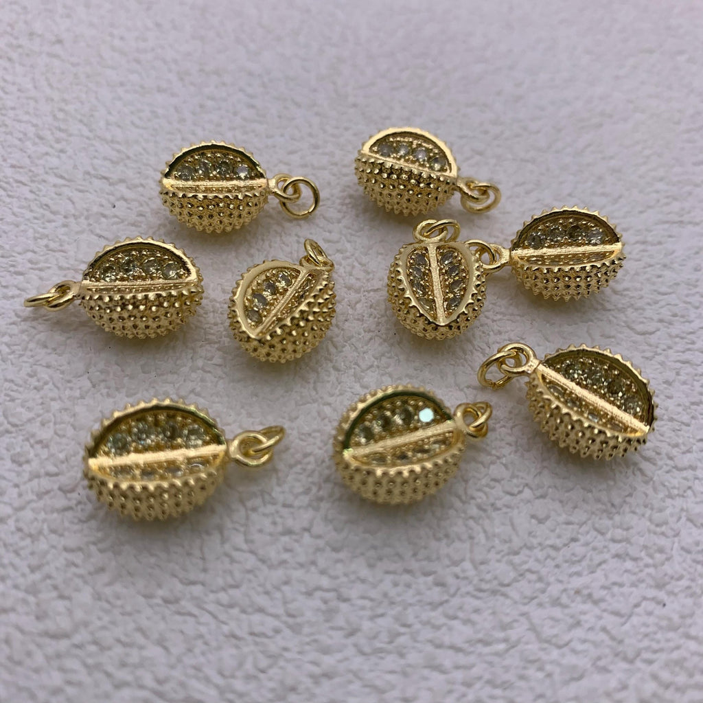 Enamel Durian Pendant Durian Shape DIY Necklace Gifts for Women