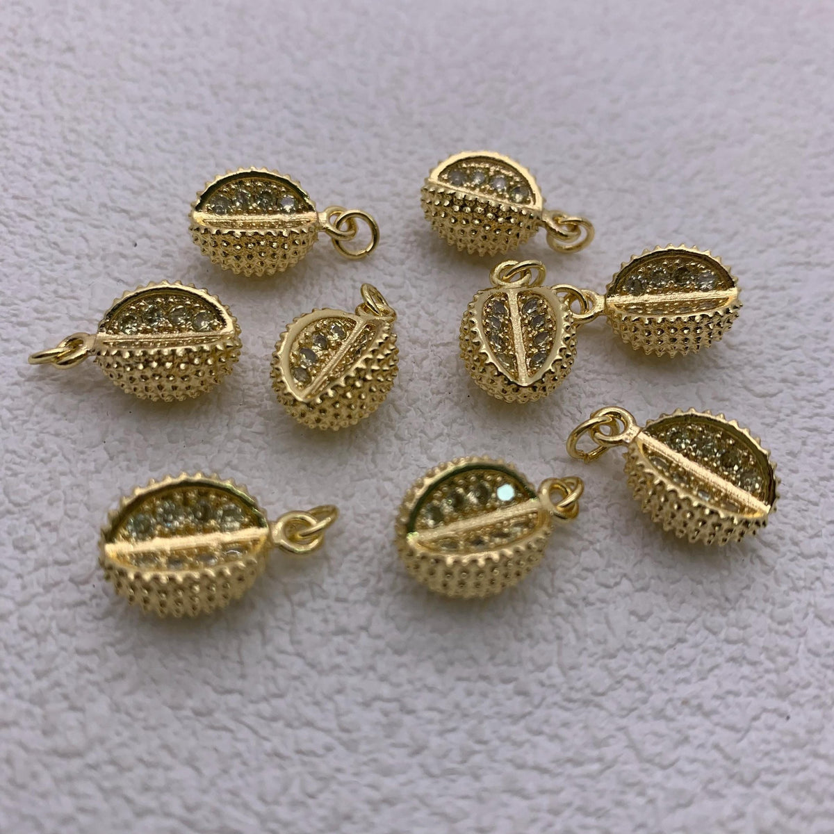 Enamel Durian Pendant Durian Shape DIY Necklace Gifts for Women