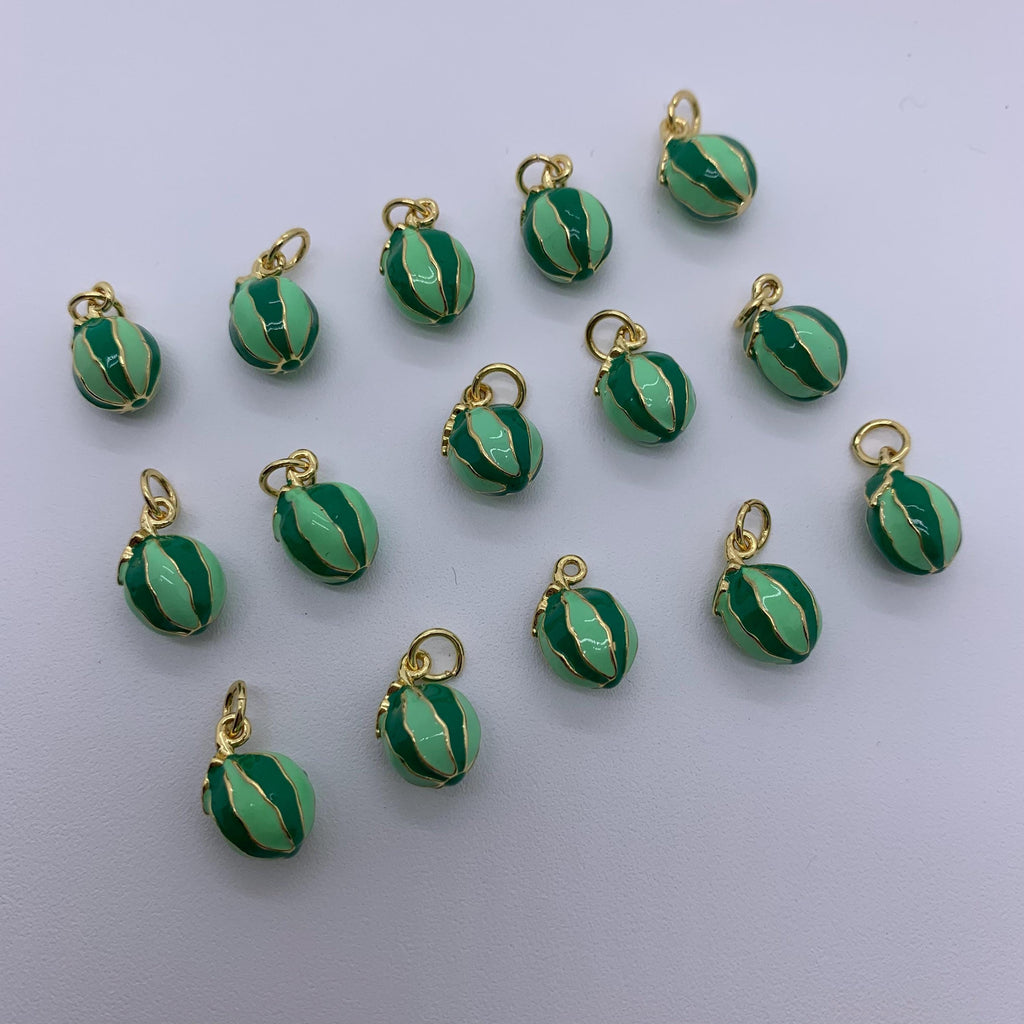 Enamel Watermelon Pendant Watermelon Shape DIY Necklace Gifts for Women