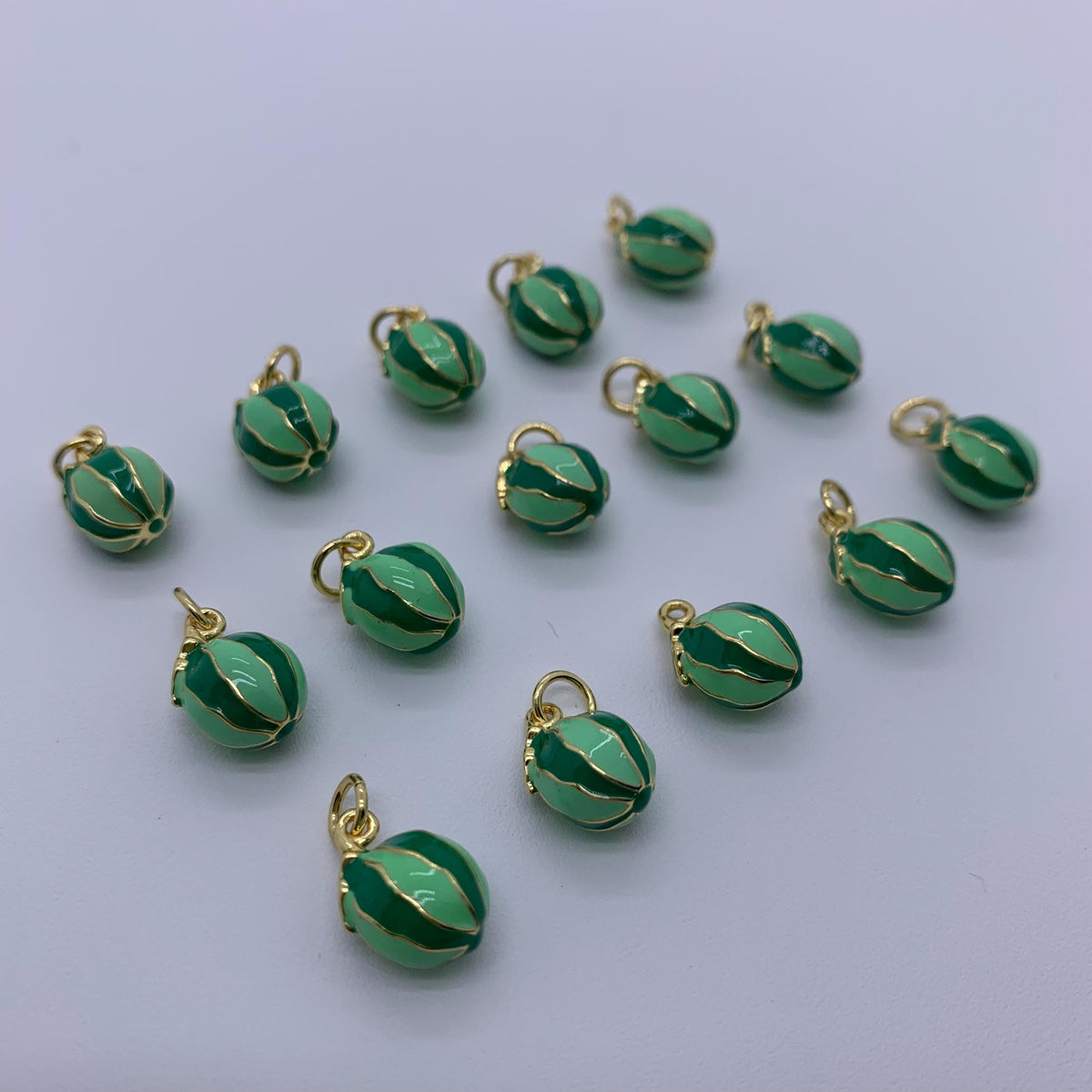 Enamel Watermelon Pendant Watermelon Shape DIY Necklace Gifts for Women