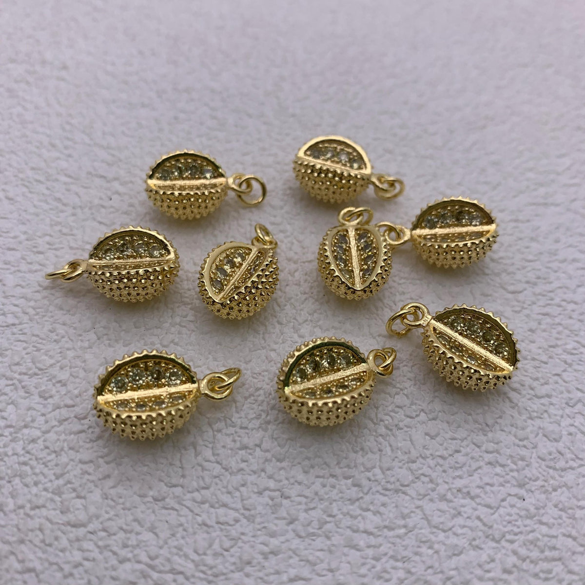 Enamel Durian Pendant Durian Shape DIY Necklace Gifts for Women