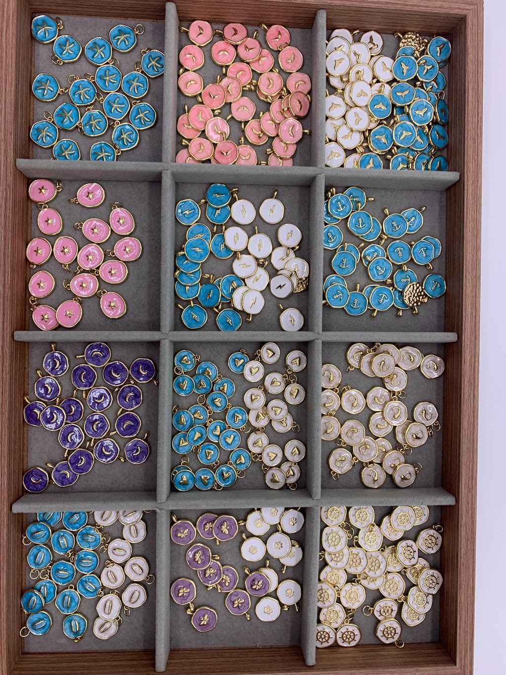 Enamel Ocean Animals Pendant 33 Kinds of Different Shape Enamel Pendant DIY Necklace Gifts for Women