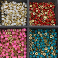 Enamel Cylinder Shape Pendant Colorful Pendant for DIY Gifts Necklace Making Apprpx 3*3mm
