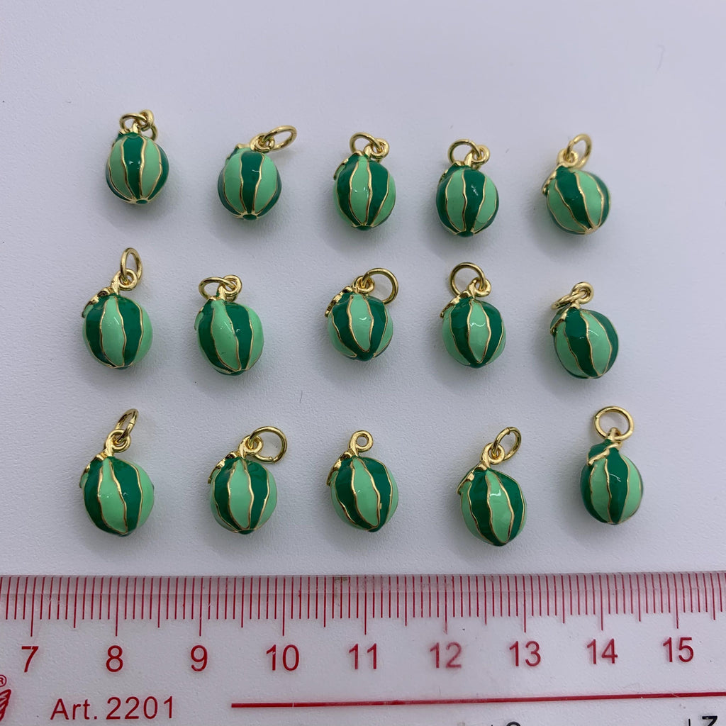 Enamel Watermelon Pendant Watermelon Shape DIY Necklace Gifts for Women