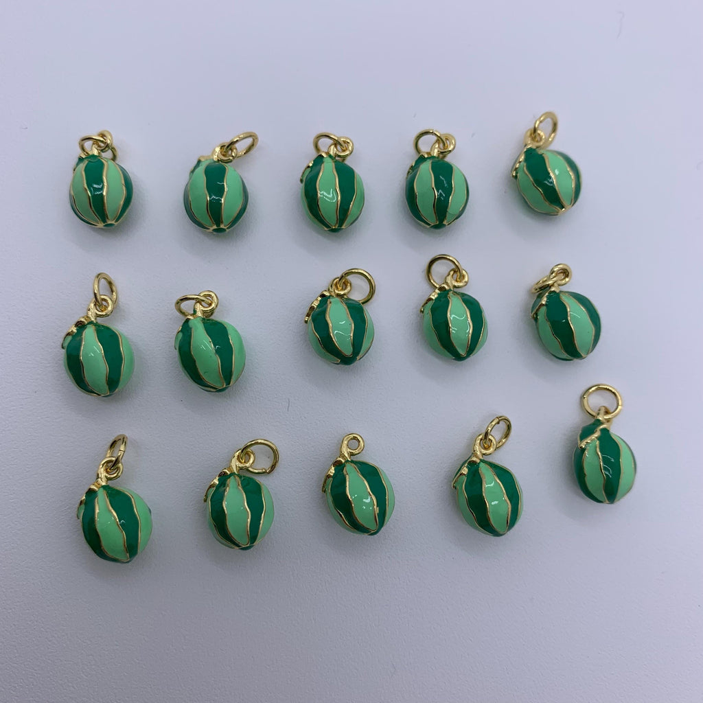 Enamel Watermelon Pendant Watermelon Shape DIY Necklace Gifts for Women
