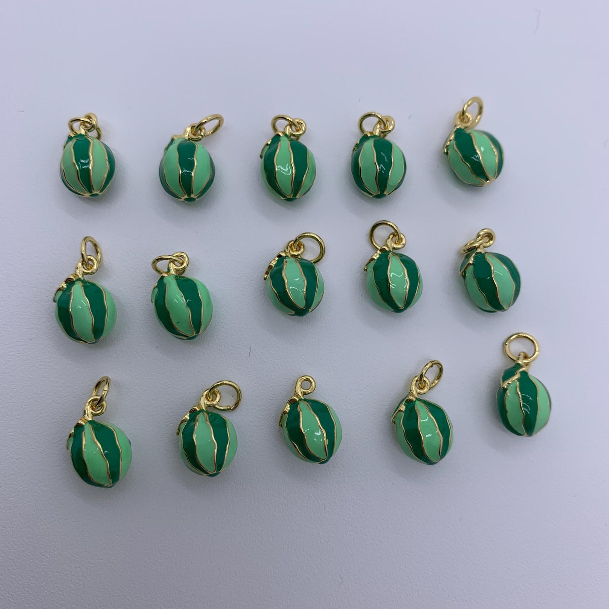Enamel Watermelon Pendant Watermelon Shape DIY Necklace Gifts for Women
