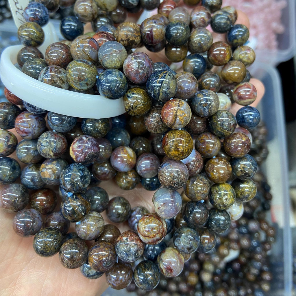 Natural Peterite Round 10mm Bracelet Gemstones semi-precious stone Loose Beads