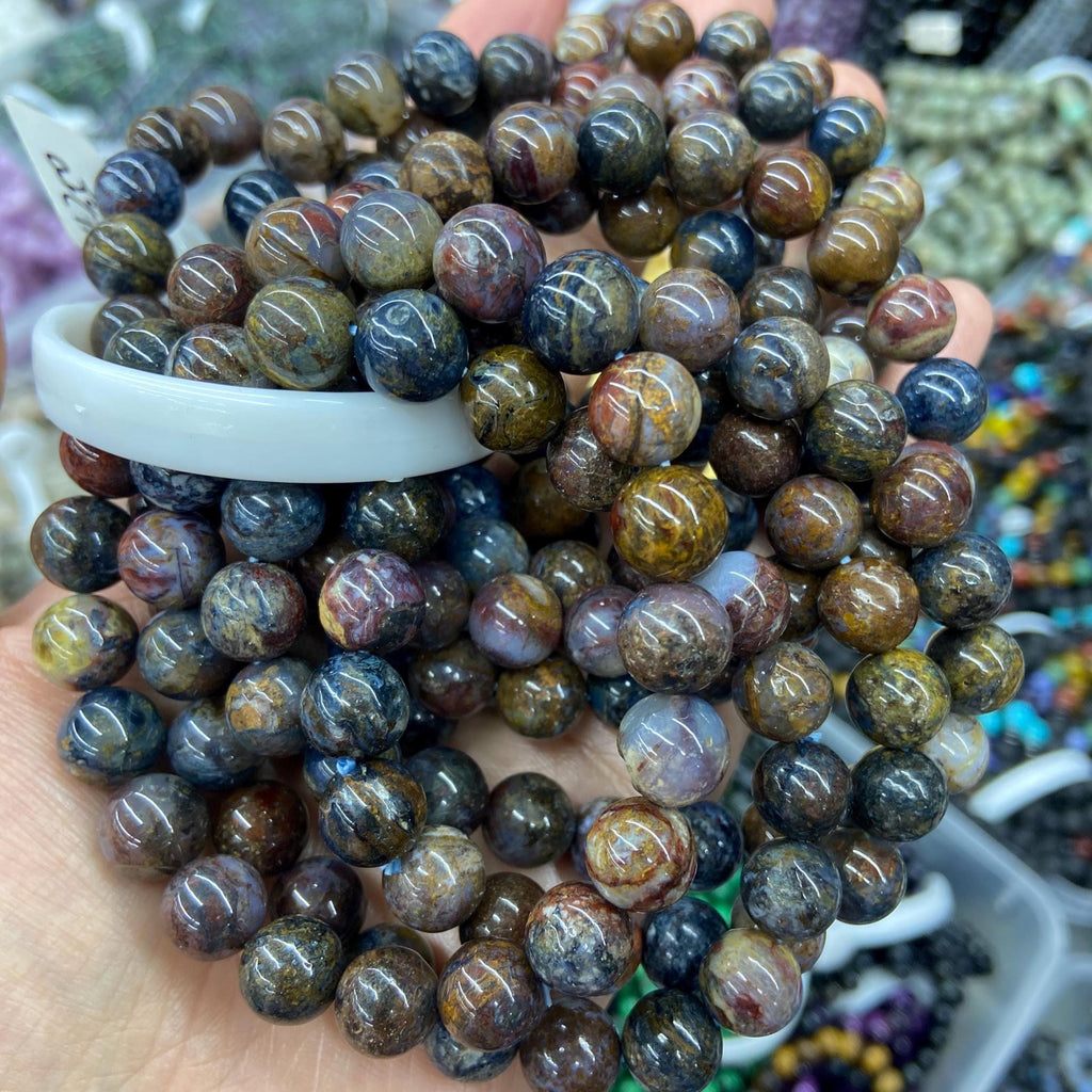 Natural Peterite Round 10mm Bracelet Gemstones semi-precious stone Loose Beads