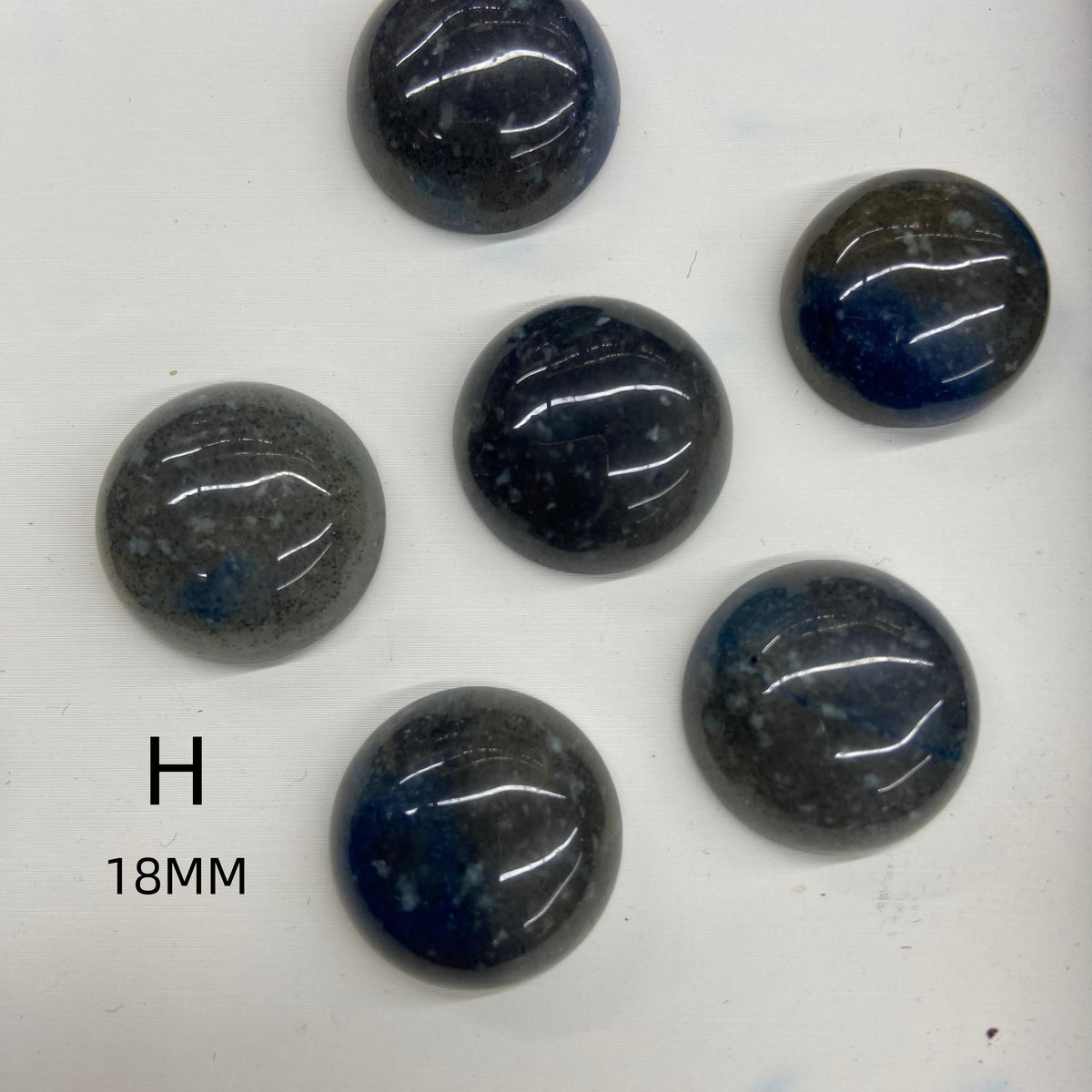 Natural Blue Gray K2 Stone Teardrop/Oval /Round Shape Cabochon Pendant DIY for Jewelry