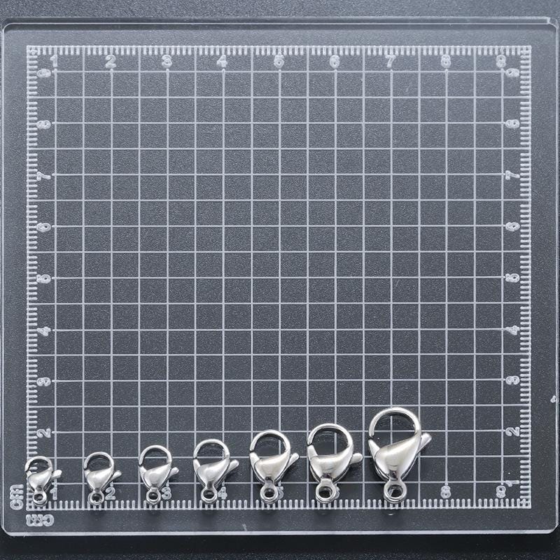 Stainless Steel Lobster Clasp Titanium Steel Spring Clasp DIY Bracelet Necklace Jewelry Lobster Clip